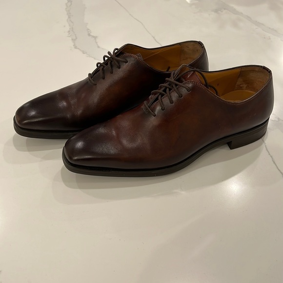 Magnanni Shoes | Magnanni Crucero Wholecut Oxford Leather Shoes, EU 7 | Color: Brown | Size: 7 | Stephdeck04's Closet